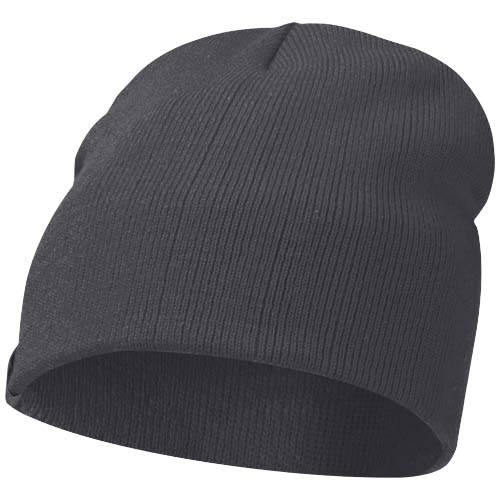Bonnet publicitaire en maille acrylique Izu Gris storm